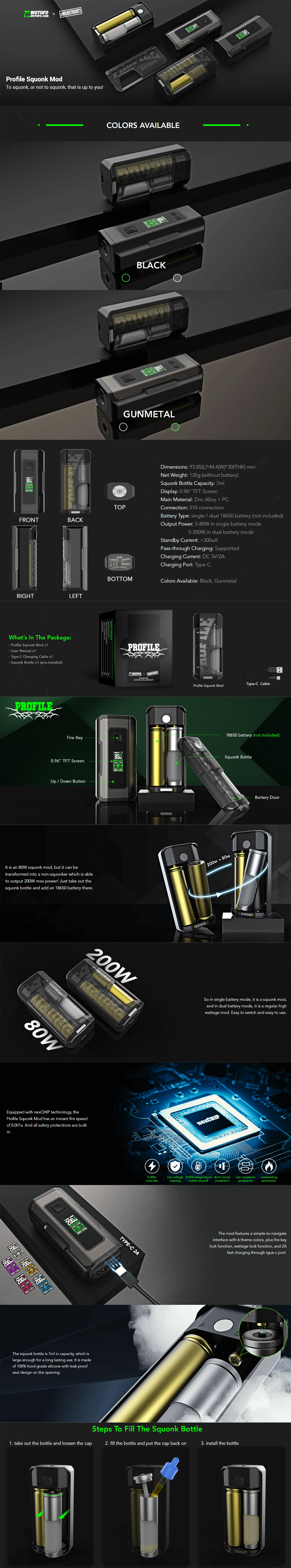 Wotofo Box Profile Squonk