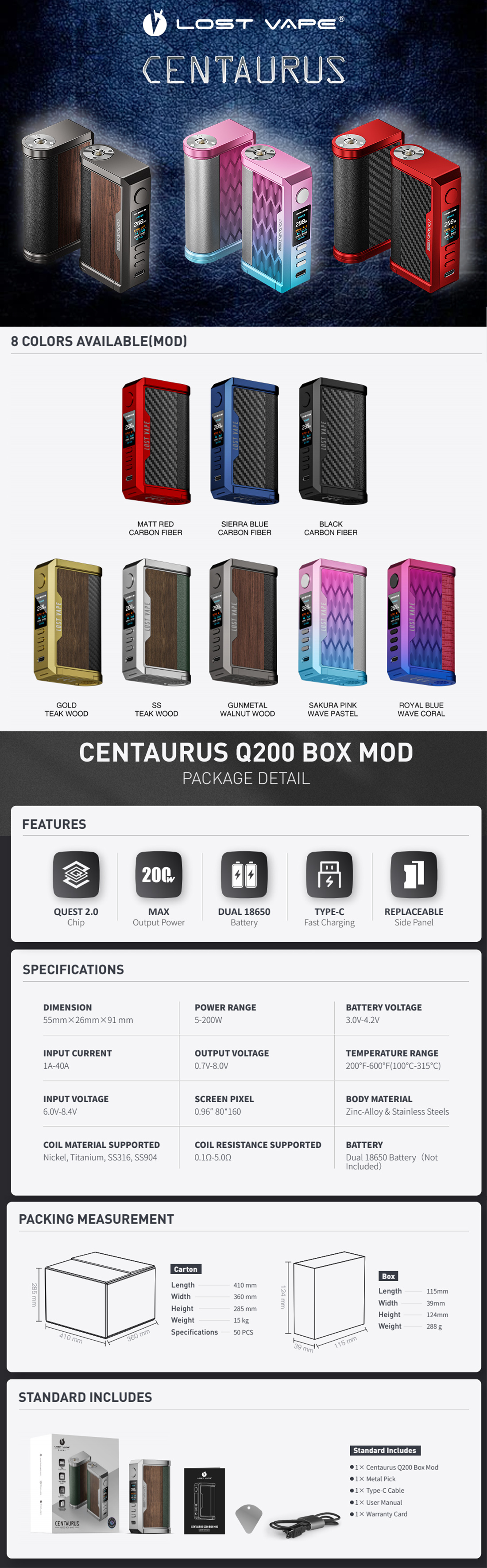 Centaurus Q200 Mod