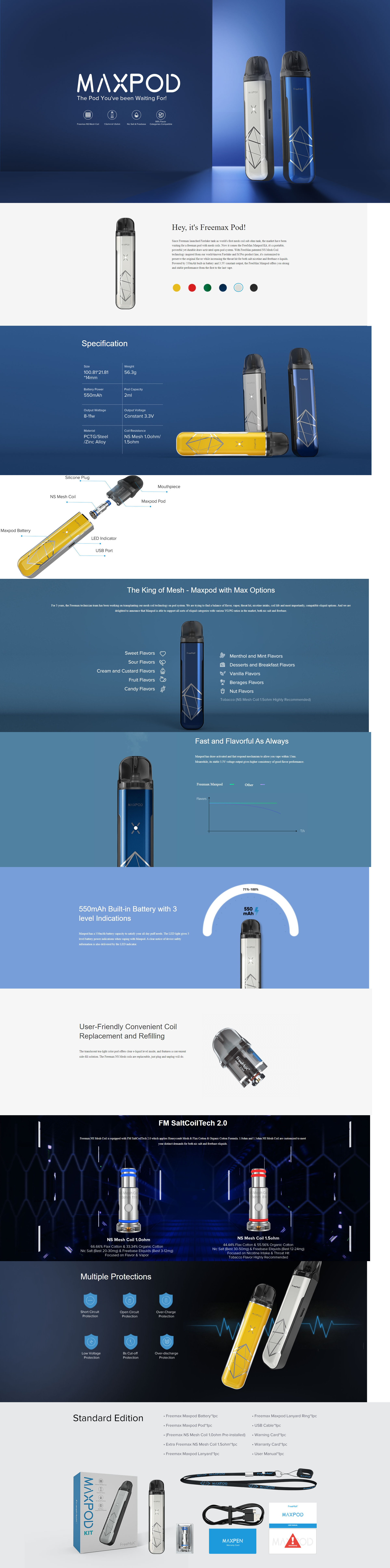 Freemax - MaxPod Kit